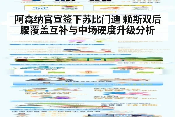 阿森纳官宣签下苏比门迪 赖斯双后腰覆盖互补与中场硬度升级分析